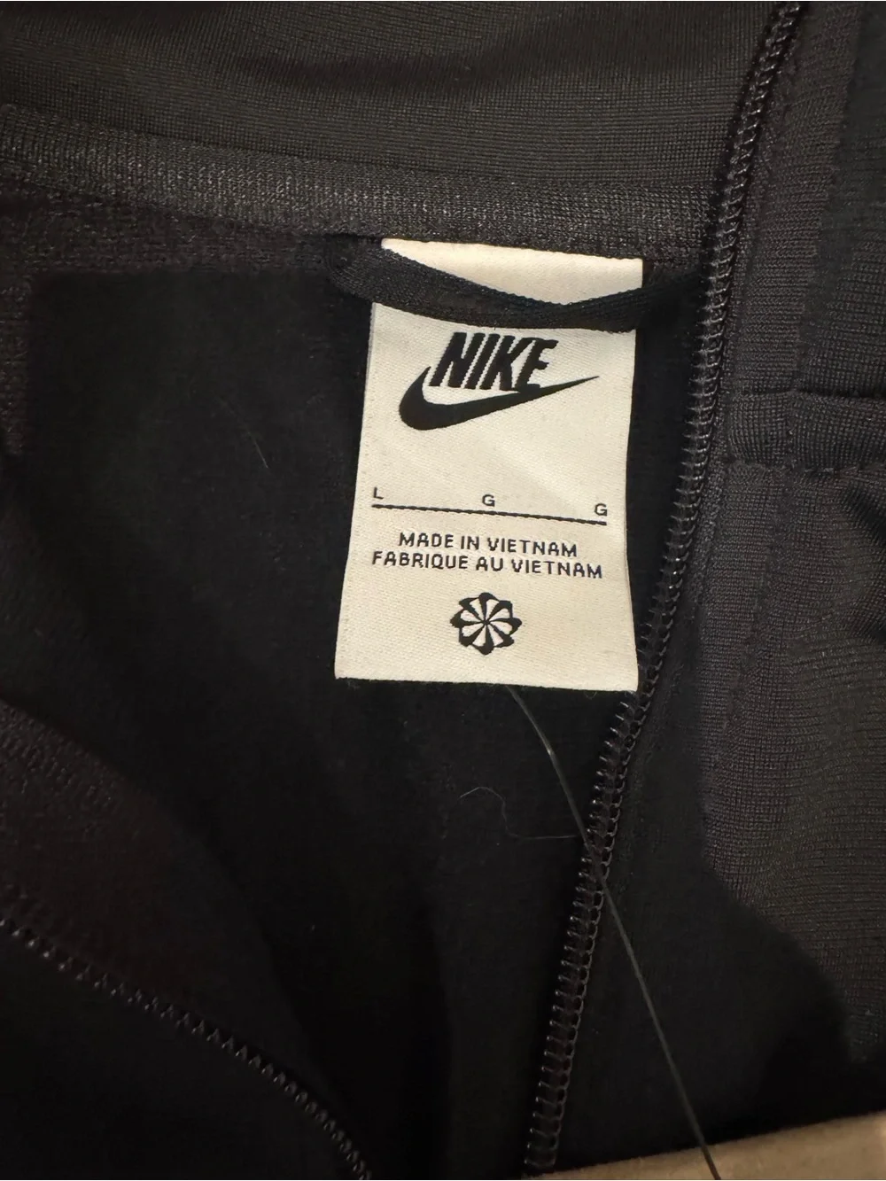 Nike Boys Black Full-Zip Track Jacket